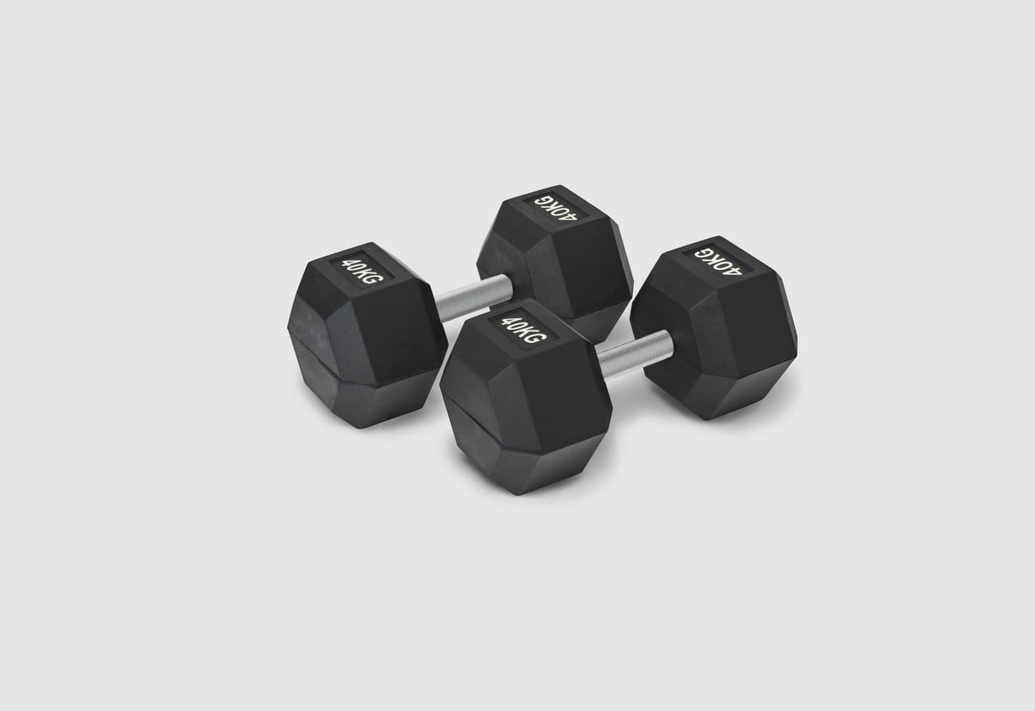 Premium Rubber Hex Dumbbell