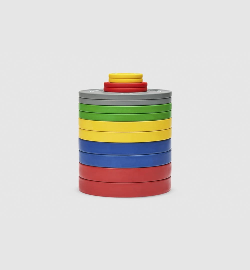 Coloured Bumper Plates (Set of 8) - 100kg