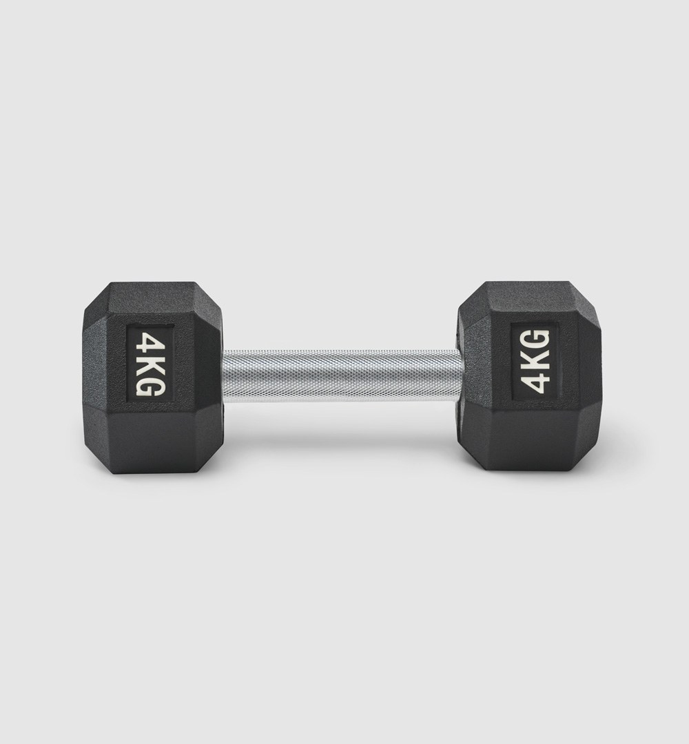 Premium Rubber Hex Dumbbell