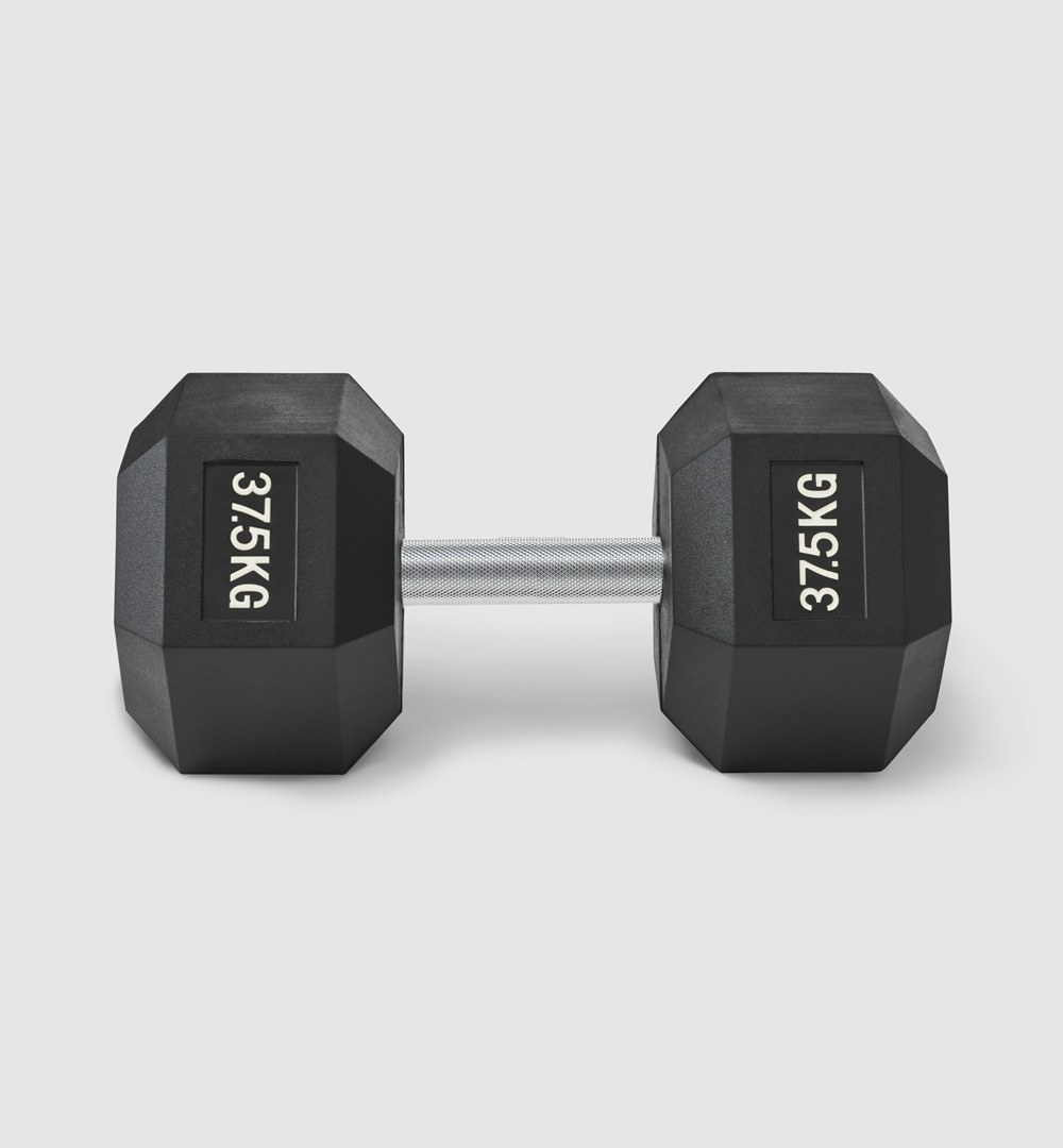 Premium Rubber Hex Dumbbell