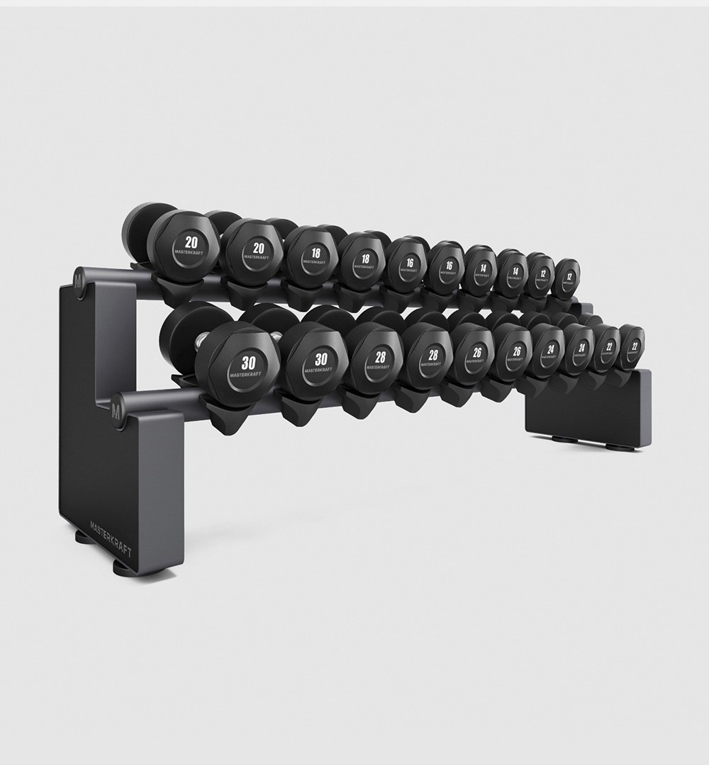 Horizontal Dumbbell Rack - 2 Tier (10 Pair) 2.0