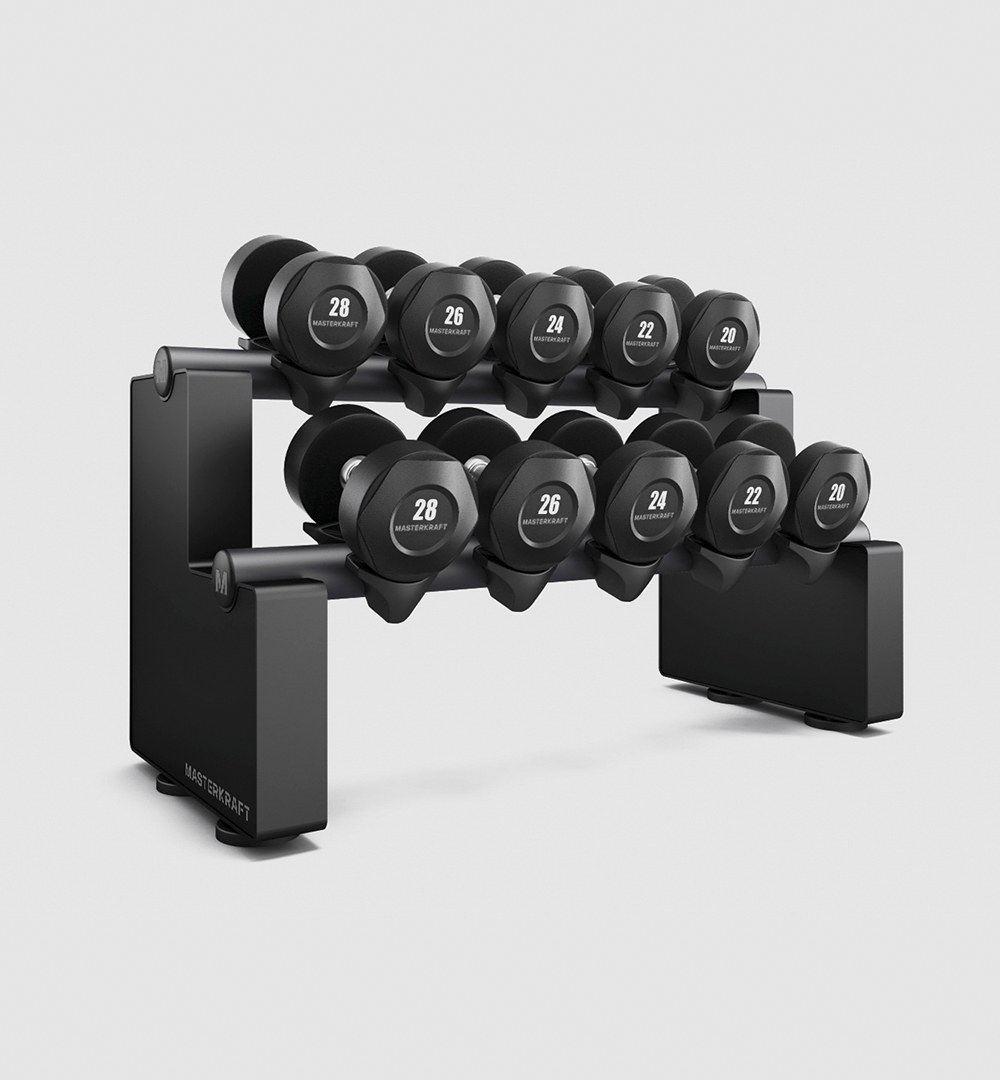 Horizontal Dumbbell Rack - 2 Tier (5 Pair) 2.0