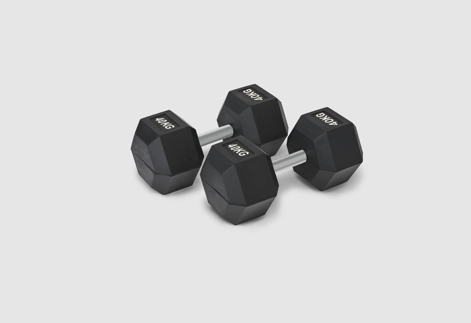 Premium Rubber Hex Dumbbell