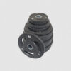 Olympic Premium Rubber Weight Plates (3 Grip) (Set of 10) - 150kg